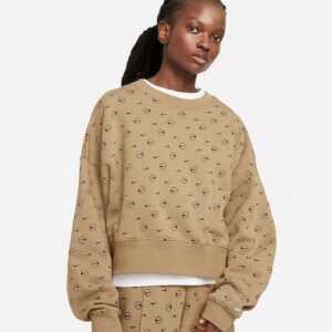 Fleece Printed Crew